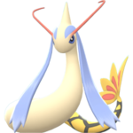 Imagen de Milotic variocolor hembra en Pokémon Diamante Brillante y Pokémon Perla Reluciente