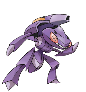 Genesect en el 20 aniversario de Pokémon.