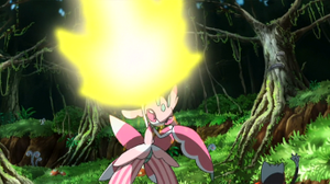 Lurantis dominante usando Navaja Solar/Cuchilla Solar.