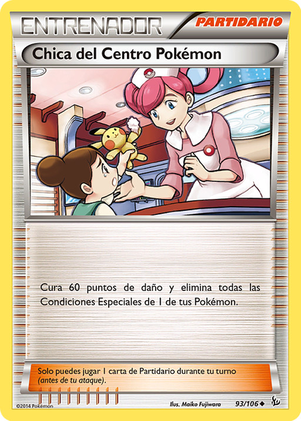 Archivo:Chica del Centro Pokémon (Destellos de Fuego 93 TCG).png