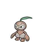 Icono de Nuzleaf en Pokémon Escarlata y Púrpura
