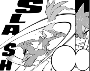 Gallade de Rinto/Risto usando Amago en el PV018.