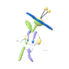 Imagen de Floette azul variocolor en Leyendas Pokémon: Z-A