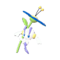 Imagen de Floette azul variocolor en Leyendas Pokémon: Z-A
