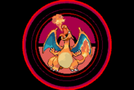 Charizard en los créditos de Pokémon Rojo Fuego y Verde Hoja.
