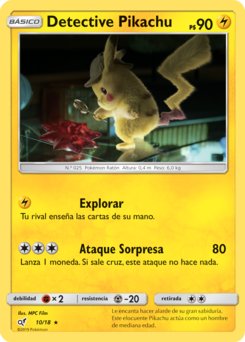 Carta de Detective Pikachu