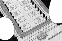 Dormitorios de la academia Pokémon, en donde los chicos duermen a la derecha y las chicas a la izquierda en la saga Negro y Blanco 2.