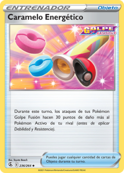 Carta Caramelo Energético