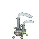 Icono de Weezing de Galar en Pokémon Escarlata y Púrpura