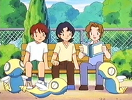Niño de cabello azul (EP193)