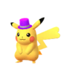 Pikachu con gorrito de Año Nuevo