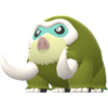 Imagen de Mamoswine variocolor hembra en Pokémon Diamante Brillante y Pokémon Perla Reluciente