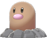Imagen de Diglett en Pokémon Espada y Pokémon Escudo