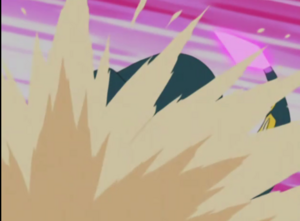 Seviper usando Ataque bocado/Mordisco.