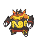 Icono de Emboar en Pokémon Escarlata y Púrpura