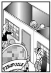 Área del Dibupuzle en el manga.