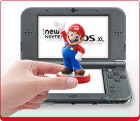 Los amiibo se usan directamente en la pantalla táctil de New Nintendo 3DS.