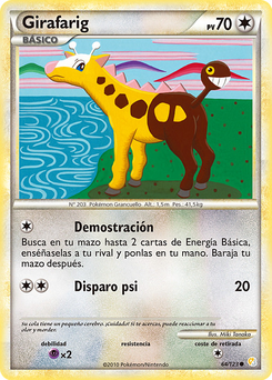 Carta de Girafarig