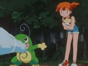 Politoed usando pistola agua.