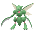 Imagen de Scyther variocolor macho en Pokémon Escarlata y Pokémon Púrpura