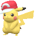 Imagen del Pikachu con gorra Kalos en Pokémon Escarlata y Púrpura