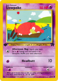 Carta de Slowpoke