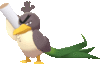 Imagen de Farfetch’d de Galar variocolor en Pokémon Espada y Pokémon Escudo