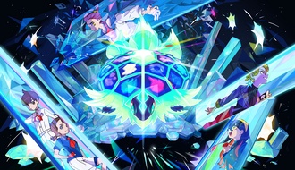 Cass en la segunda ilustración de El disco índigo.