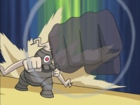 Dusclops de Brandon/Valente usando puño de sombra/puño sombra.