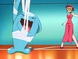 EP421 Wobbuffet sufriendo el disparo seda de Ariados.jpg