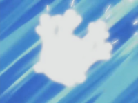 Corsola usando clavo cañón.