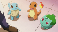 Pokémon iniciales de Kanto