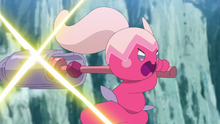 Tinkatuff de Doti usando atizar.