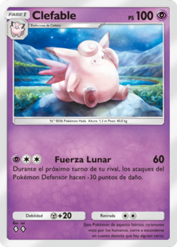 Carta de Clefable