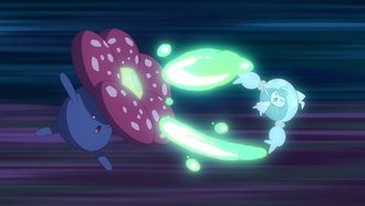 Vileplume salvaje usando Gigadrenado.