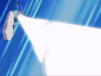 Altaria usando rayo solar.