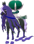 Imagen de Calyrex jinete espectral en Pokémon Espada y Pokémon Escudo