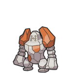 Icono de Regirock en Pokémon Escarlata y Púrpura