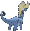 Imagen posterior de Aurorus en Pokémon X, Pokémon Y, Pokémon Rubí Omega, Pokémon Zafiro Alfa, Pokémon Sol, Pokémon Luna, Pokémon Ultrasol y Pokémon Ultraluna