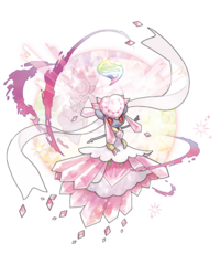 Ilustración de Diancie megaevolucionado.