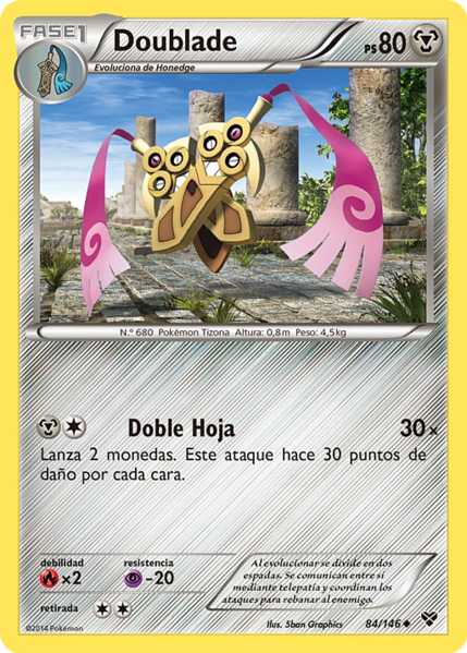 Archivo:Doublade (XY TCG).png