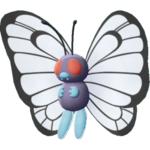 Imagen de Butterfree macho en Pokémon: Let's Go, Pikachu! y Pokémon: Let's Go, Eevee!