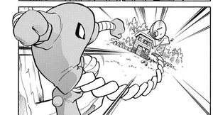 Hitmonlee de Bruno usando Megapatada.