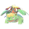 Imagen de Mega-Venusaur variocolor en Leyendas Pokémon: Z-A