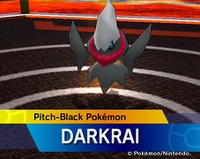Darkrai visto en Pokémon Rumble.