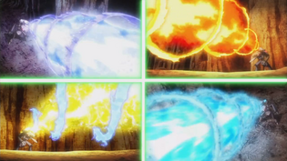 Genesect usando tecno shock.