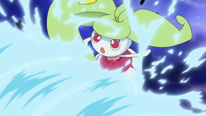 Steenee de Mallow/Lulú usando doble bofetón.