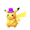 Pikachu con gorrito de Año Nuevo