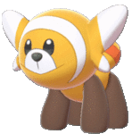 Imagen de Stufful variocolor en Pokémon Espada y Pokémon Escudo