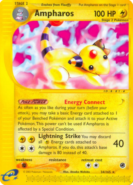 Archivo:Ampharos (Expedition Base Set 34 TCG).png